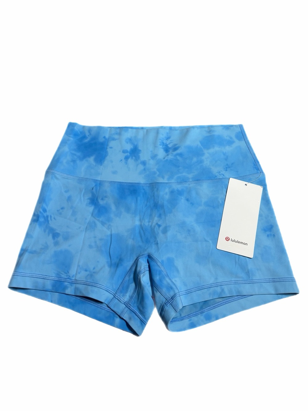 NWT Lululemon Align No Line High-Rise Short 4" Smoothie Wash Blueberry Multi 12
